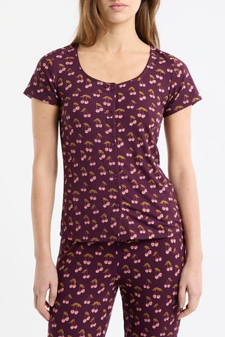 Top de pyjama Manar - Violet