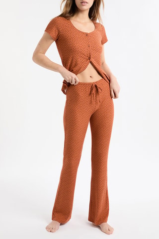Pyjamabroek Manar - Lichtbruin