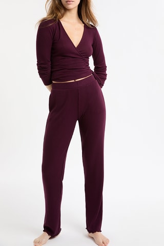 Pantalon de pyjama Liham - Bordeaux