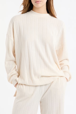 Sweat de pyjama Joska - Ecru