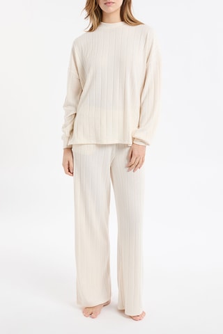 Sweat de pyjama Joska - Ecru