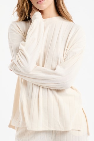 Sweat de pyjama Joska - Ecru