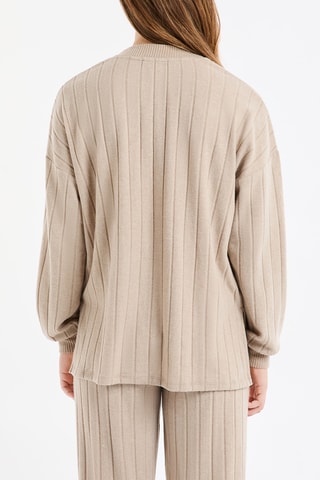 Pyjamasweater Joska - Taupe