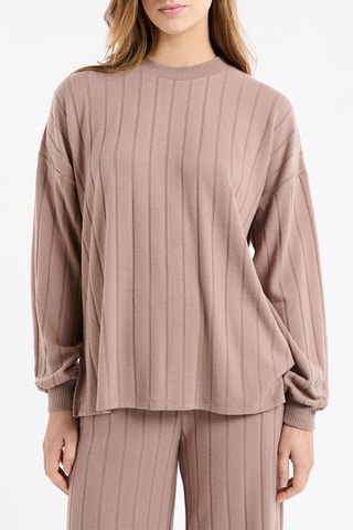 Sweat de pyjama Joska - Marron