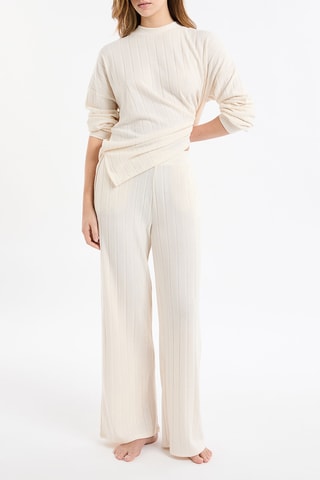 Pantalon de pyjama Joska - Ecru