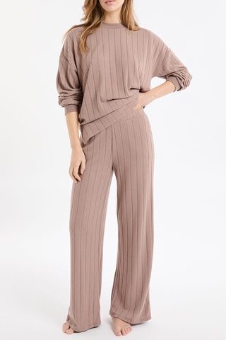 Pantalon de pyjama Joska - Taupe