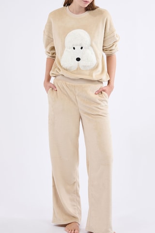 Pyjamabroek Hugo - Beige