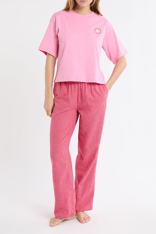 Pyjamashirt Walter - Roze
