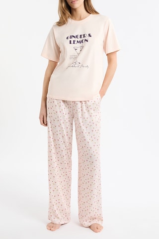 T-shirt de pyjama Ginger - Rose