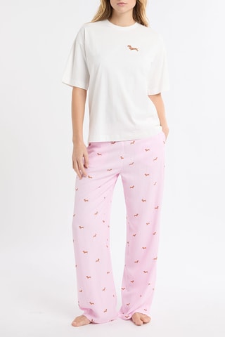 T-shirt de pyjama Hug - Ecru