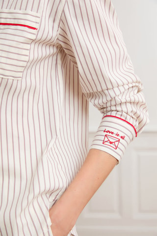 Chemise de pyjama Beguin - Ecru