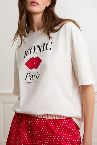 T-shirt de pyjama Iconic - Blanc