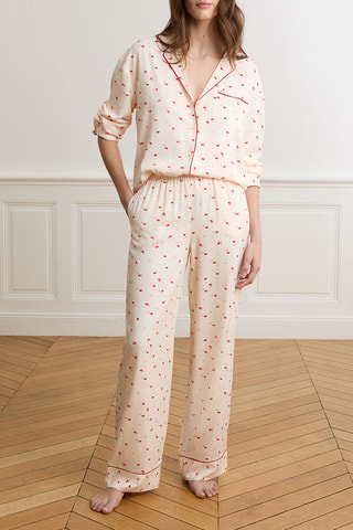 Pantalon de pyjama Coeurelle - Rose poudré