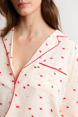 Chemise de pyjama Coeurelle - Rose clair