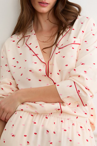 Chemise de pyjama Coeurelle - Rose clair