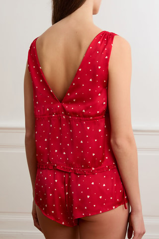 Top de pyjama Bandana - Rouge