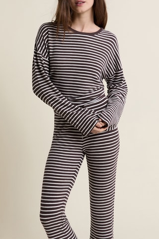 Sweat de pyjama Gabby - Marron foncé