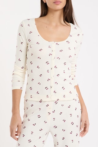 Pyjamatop Mocki - Ecru