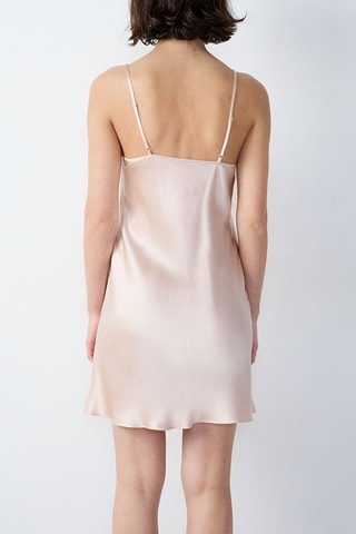 Zijden Slipdress Milky - Lichtroze