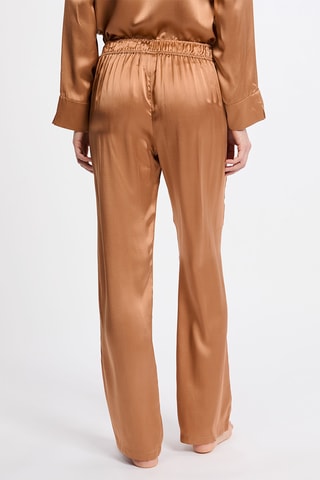 Zijden Pyjamabroek Pearly - Lichtbruin