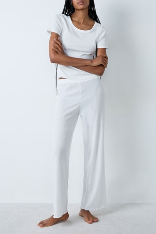 Pantalon de pyjama Coly - Blanc