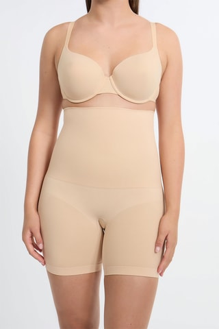 Afslankend Broekje met Hoge Taille Control - Beige