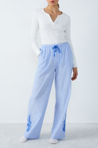 Pantalon de pyjama Idienn - Bleu