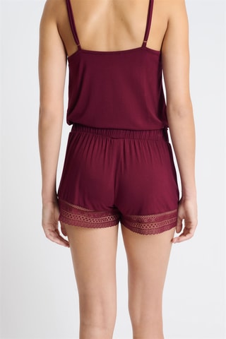 Short de pyjama Albane - Bordeaux