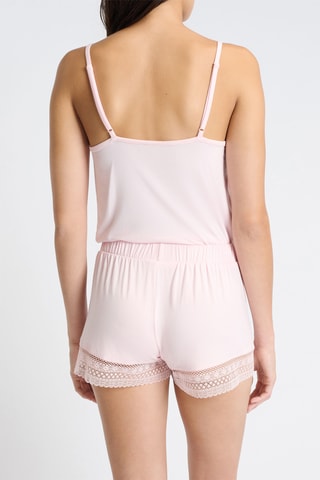 Short de pyjama Albane - Rose poudré