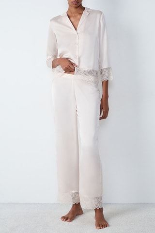 Pantalon de pyjama Rencontre - Rose poudré