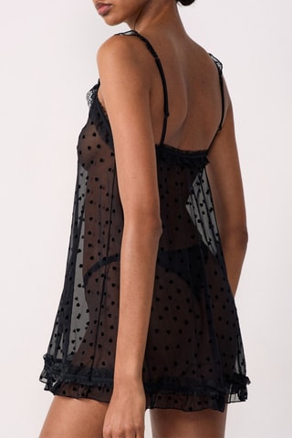Slipdress Sensation - Zwart