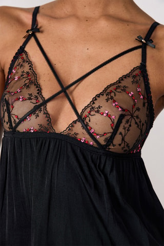 Slipdress Conquête - Zwart