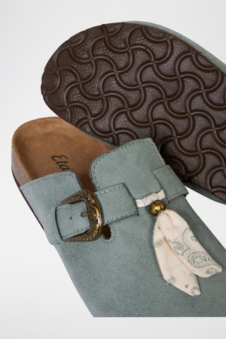 Clogs Buck - Donkergroen