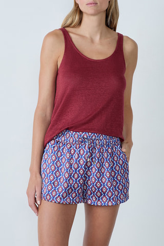 Short de pyjama Mally - Bleu marine