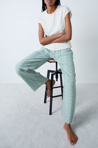 Pantalon de pyjama Brenda - Vert d’eau