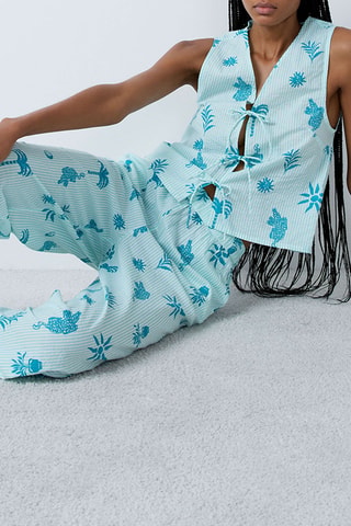 Pantalon de pyjama Emmy - Ecru