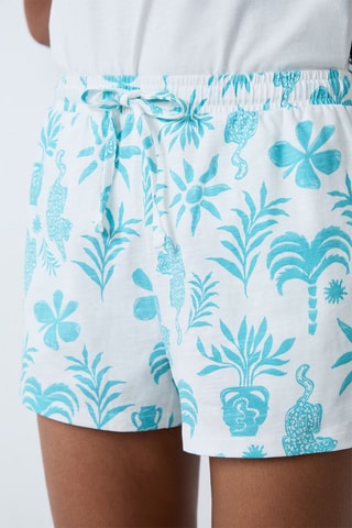 Short de pyjama Emira - Turquoise