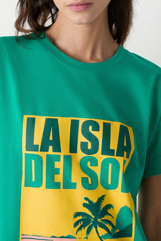 Chemise de nuit Franca - Vert émeraude
