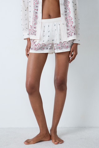 Short de pyjama Bobby - Ecru