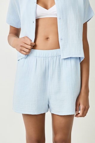 Short de pyjama Venicia - Bleu clair