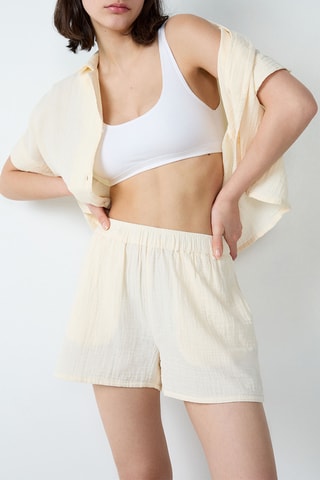 Short de pyjama Venicia - Jaune