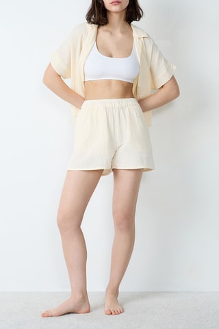 Short de pyjama Venicia - Jaune