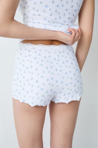 Short de pyjama Chouchoutte - Ecru