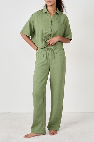 Pantalon de pyjama Terence - Vert olive