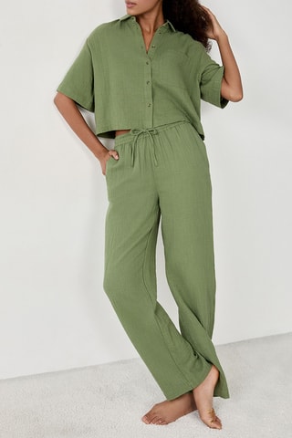 Pantalon de pyjama Terence - Vert olive
