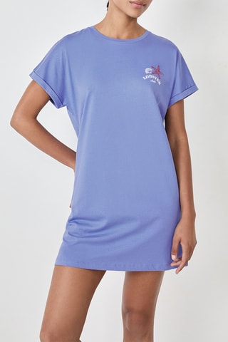 Robe t-shirt Sorayane - Bleu roi