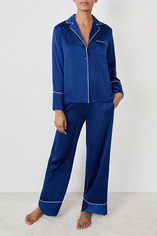 Pantalon de pyjama Damaris - Bleu marine