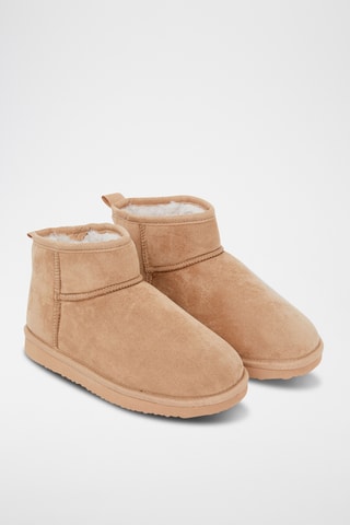 Gevoerde Enkellaarzen Gesnut - Beige