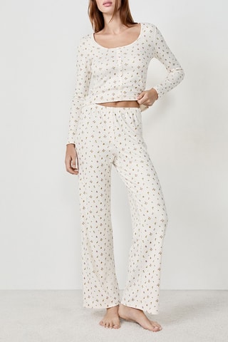 Pantalon de pyjama Bethany - Ecru