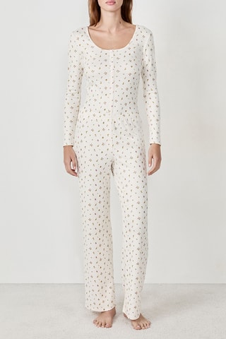 Pantalon de pyjama Bethany - Ecru